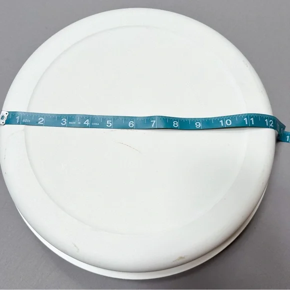 TUPPERWARE Vintage Serving Center Tray Off White Veggie 1665-3 - Picture 7 of 7